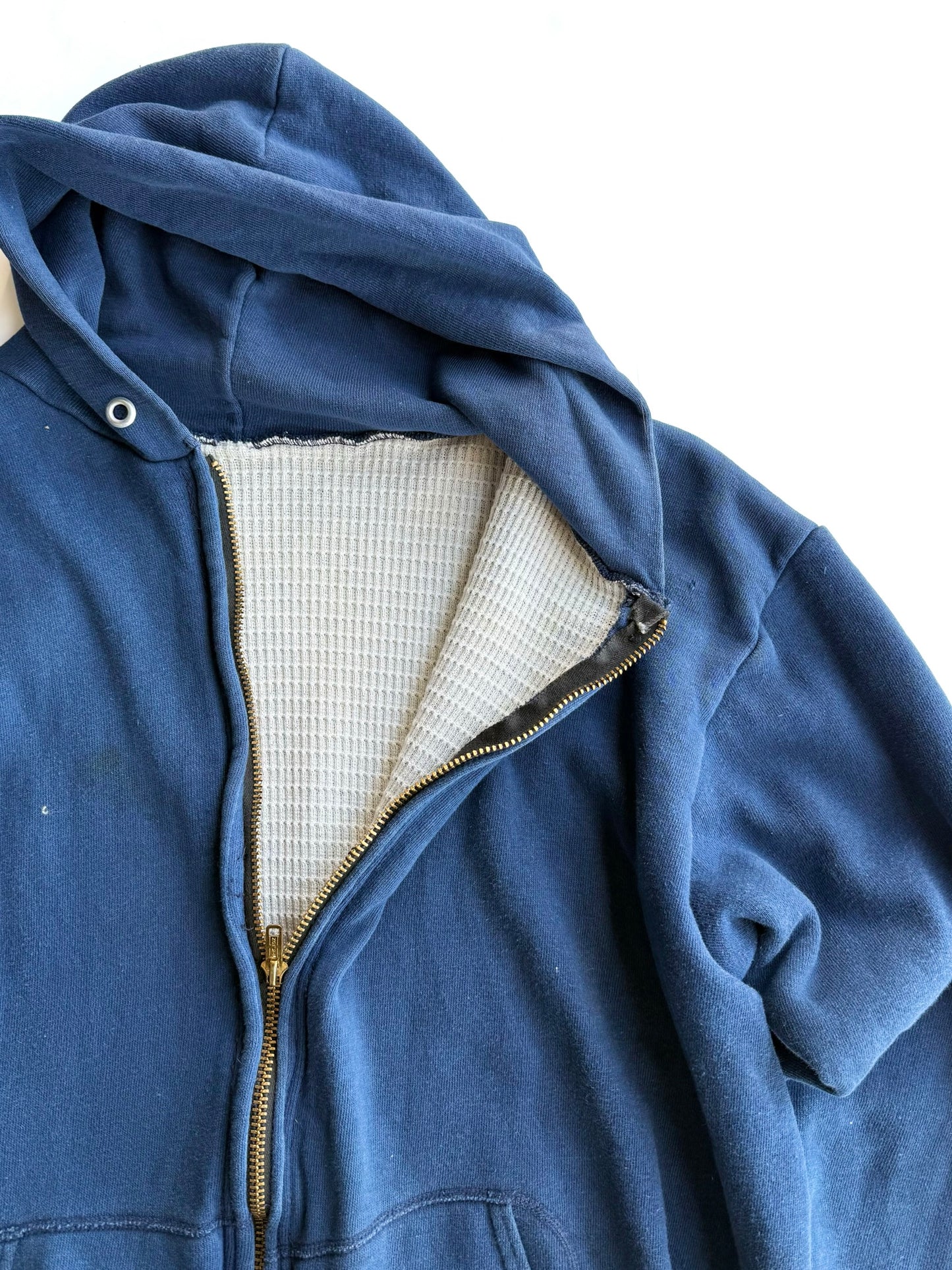 1960s Thermal Lined ‘D Pocket’ Zip Up Jacket (S/M)