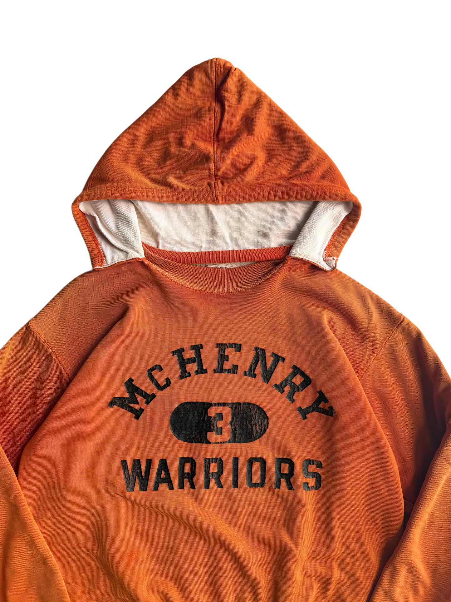 1950s Champion ‘Warriors’ Two Tone Double Face Orange Durene Afterhood (S/M)