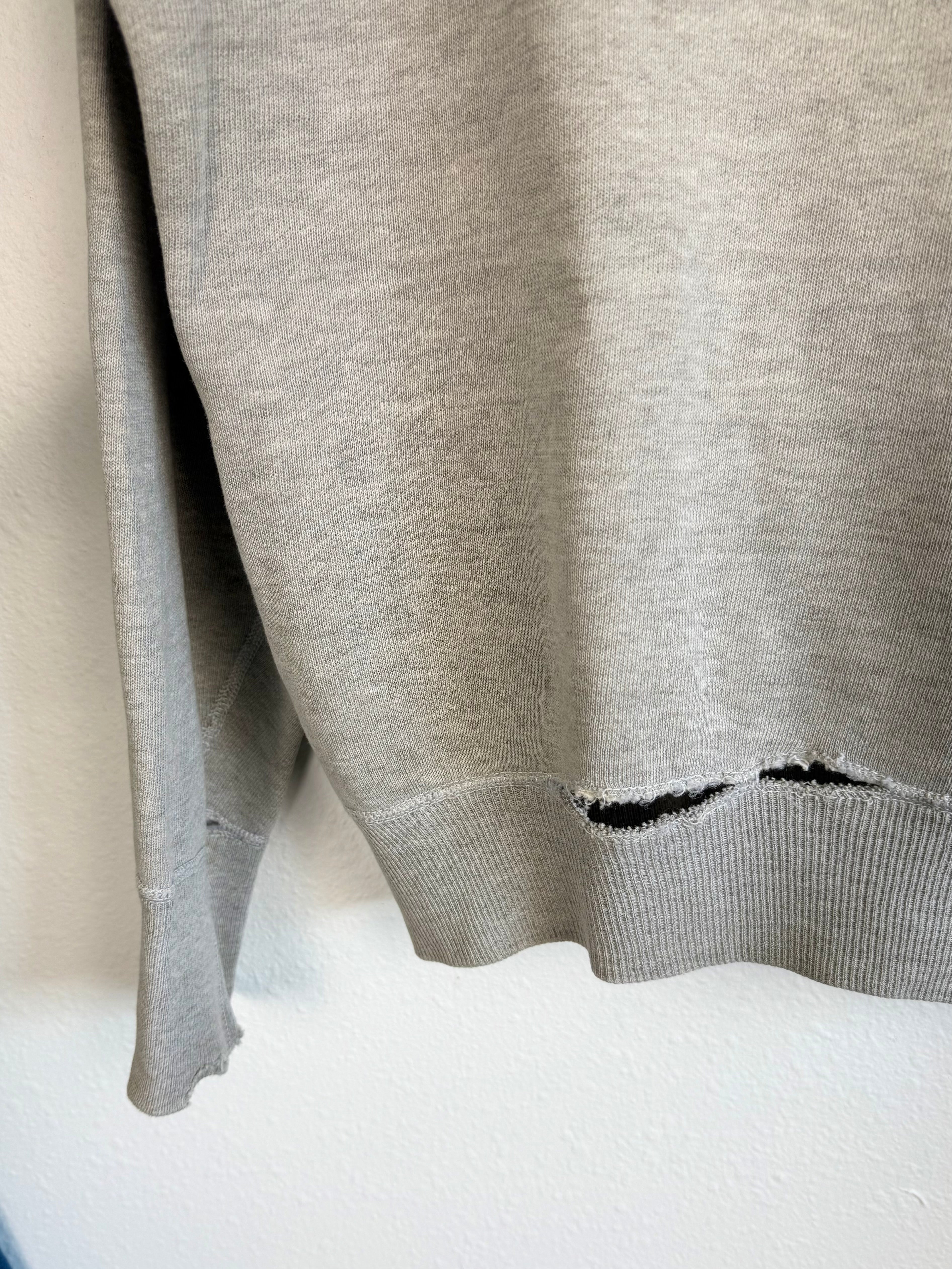 1940s Ribbed ‘Essential’ Single V Sweatshirt (M/L)
