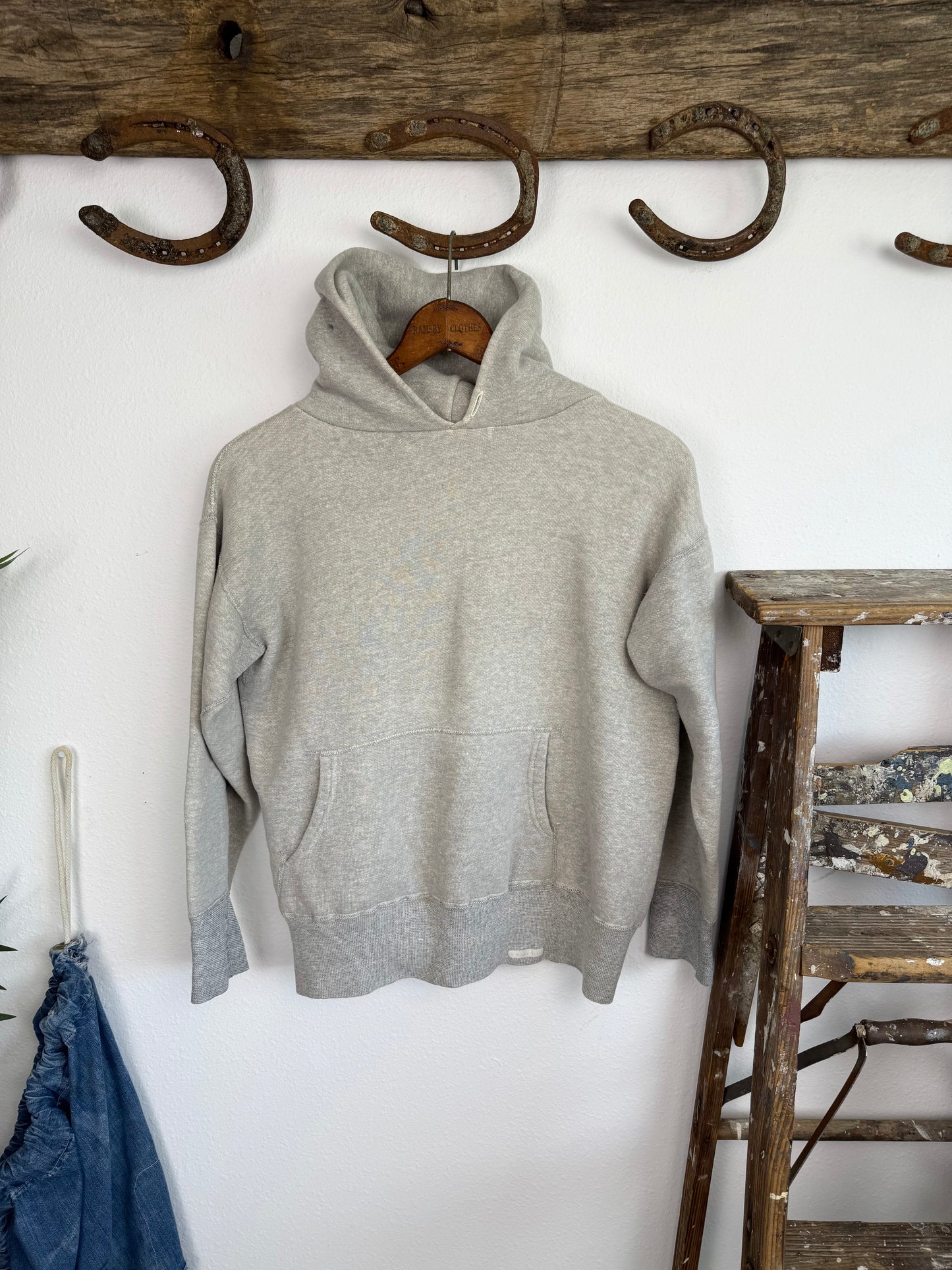 1950s Two Tone Grey Hoodie (M/L)