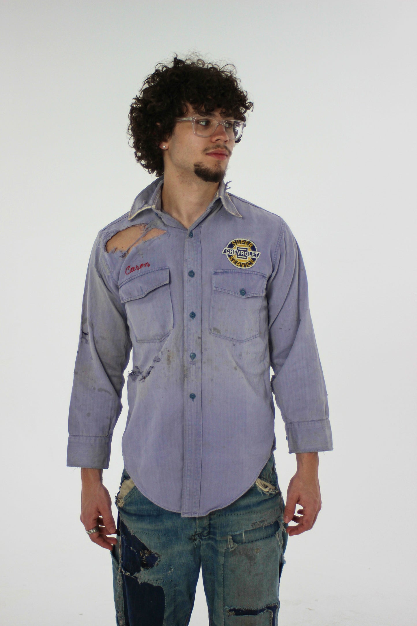 1950s ‘Carson’ Work Shirt With Original Sears Letter (M/L)