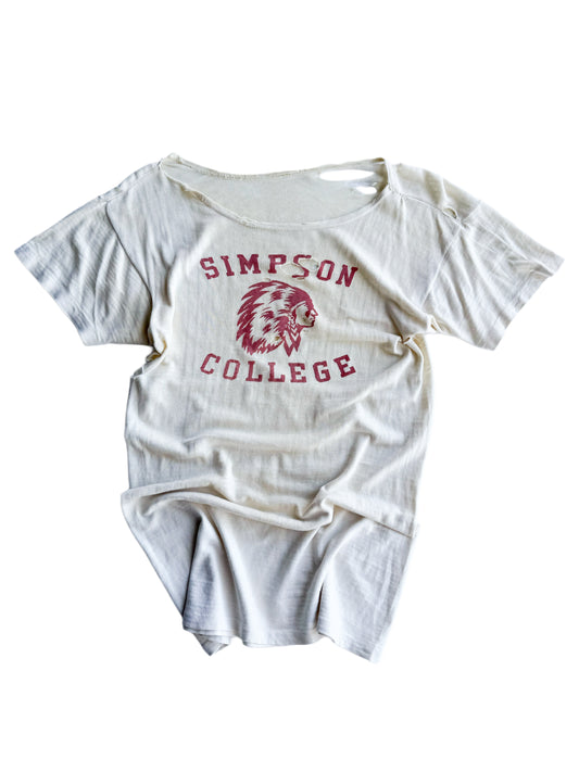 1930s ‘Simpson College’ Gym Tee (S/M)