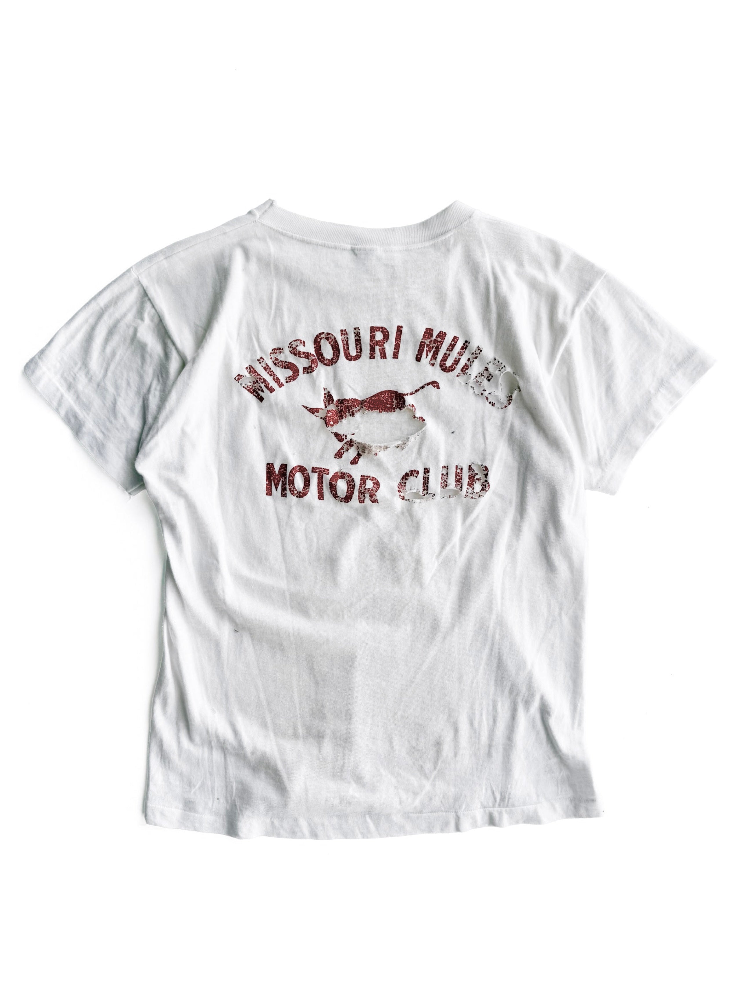 1950s Champion Distressed Motor Club Tee (M/L)