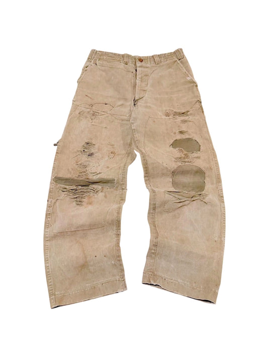 1950s HBT Heavily Repaired Chinos (32)